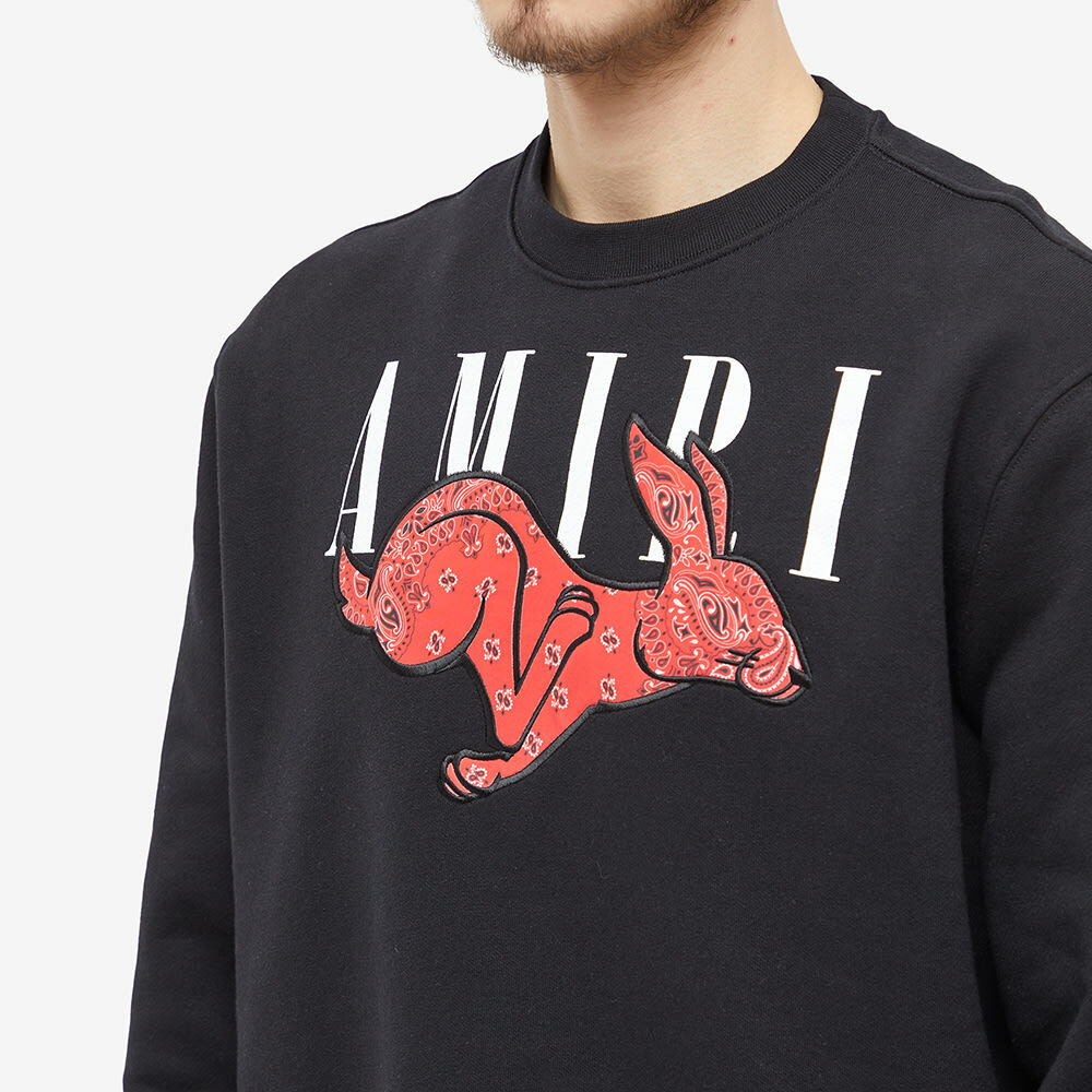 Amiri Rabbit-Print Cotton T-Shirt