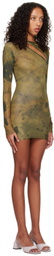 BINYA SSENSE Exclusive Brown Gabriela Mini Dress