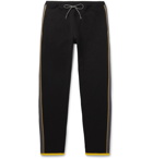 Loewe - Eye/LOEWE/Nature Tapered Logo-Appliquéd Fleece-Back Cotton-Jersey Sweatpants - Black