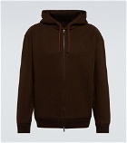 Loro Piana - Embroidered cashmere-blend hoodie