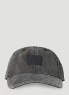 Acne Studios - Face Patch Baseball Cap in Grey