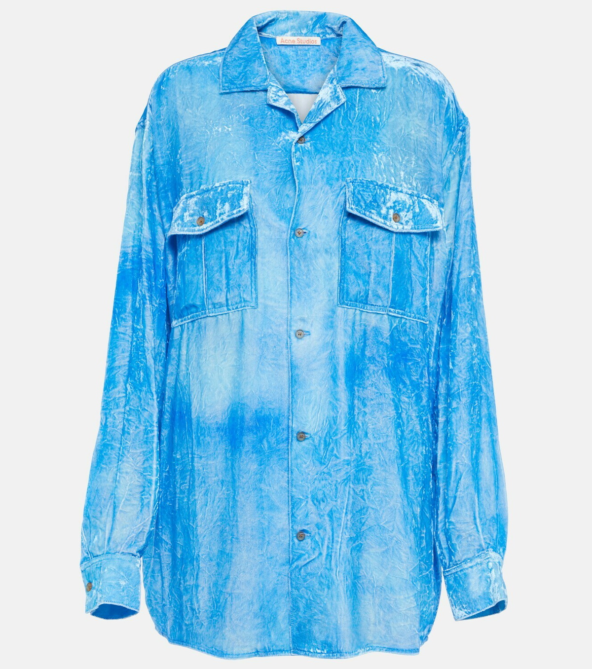 Acne Studios - Flocked velvet shirt Acne Studios