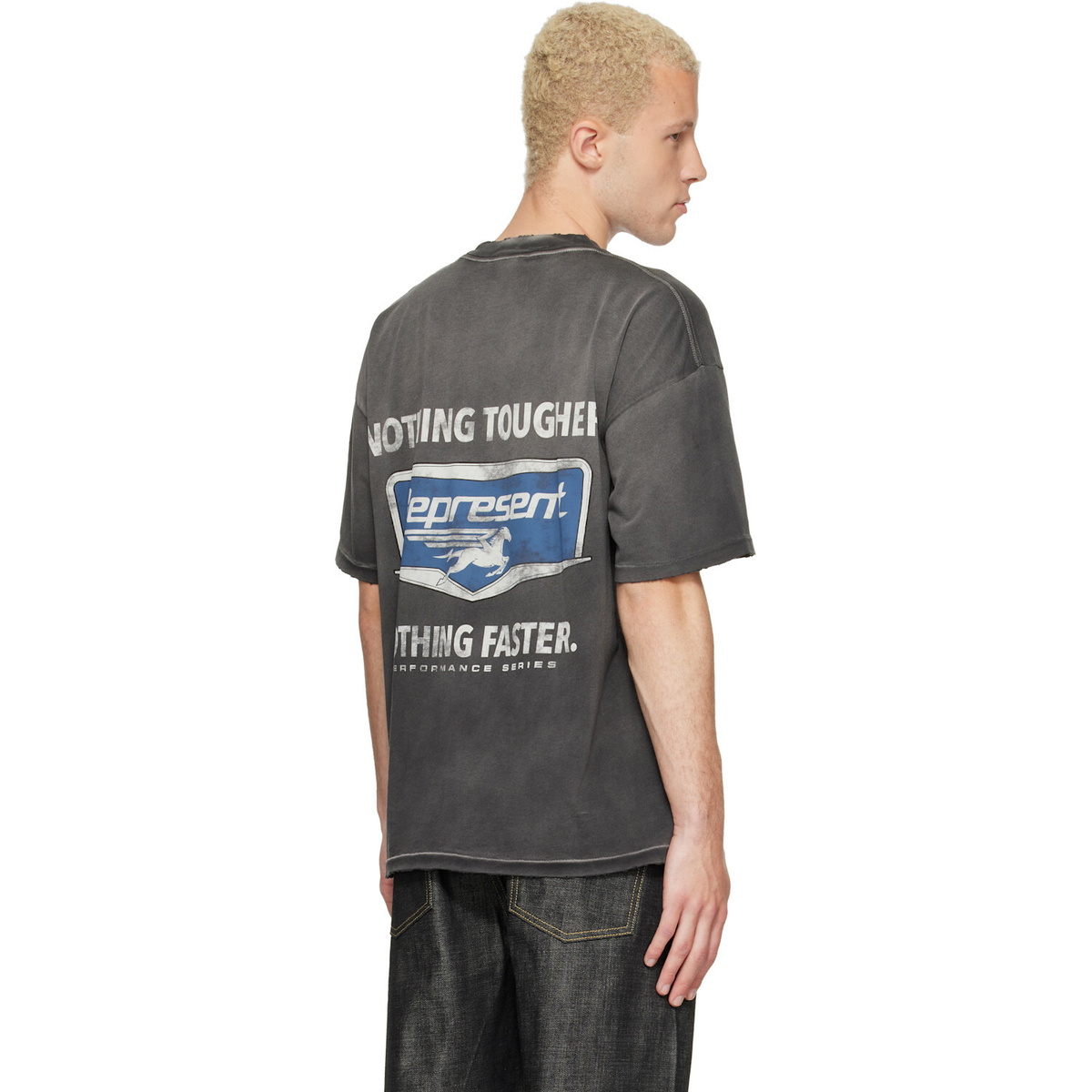 Represent Gray 'Nothing Faster' T-shirt