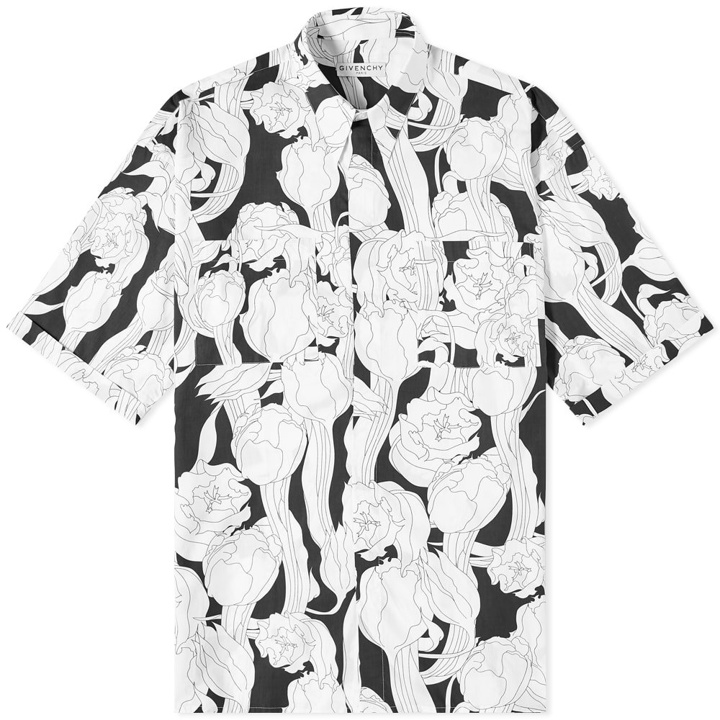 Photo: Givenchy Jungle Flower Print Short Sleeve Shirt