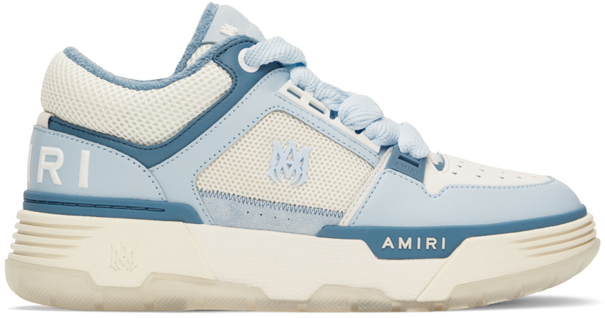 AMIRI White & Blue MA-1 Sneakers Amiri