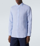 Brunello Cucinelli Striped linen shirt