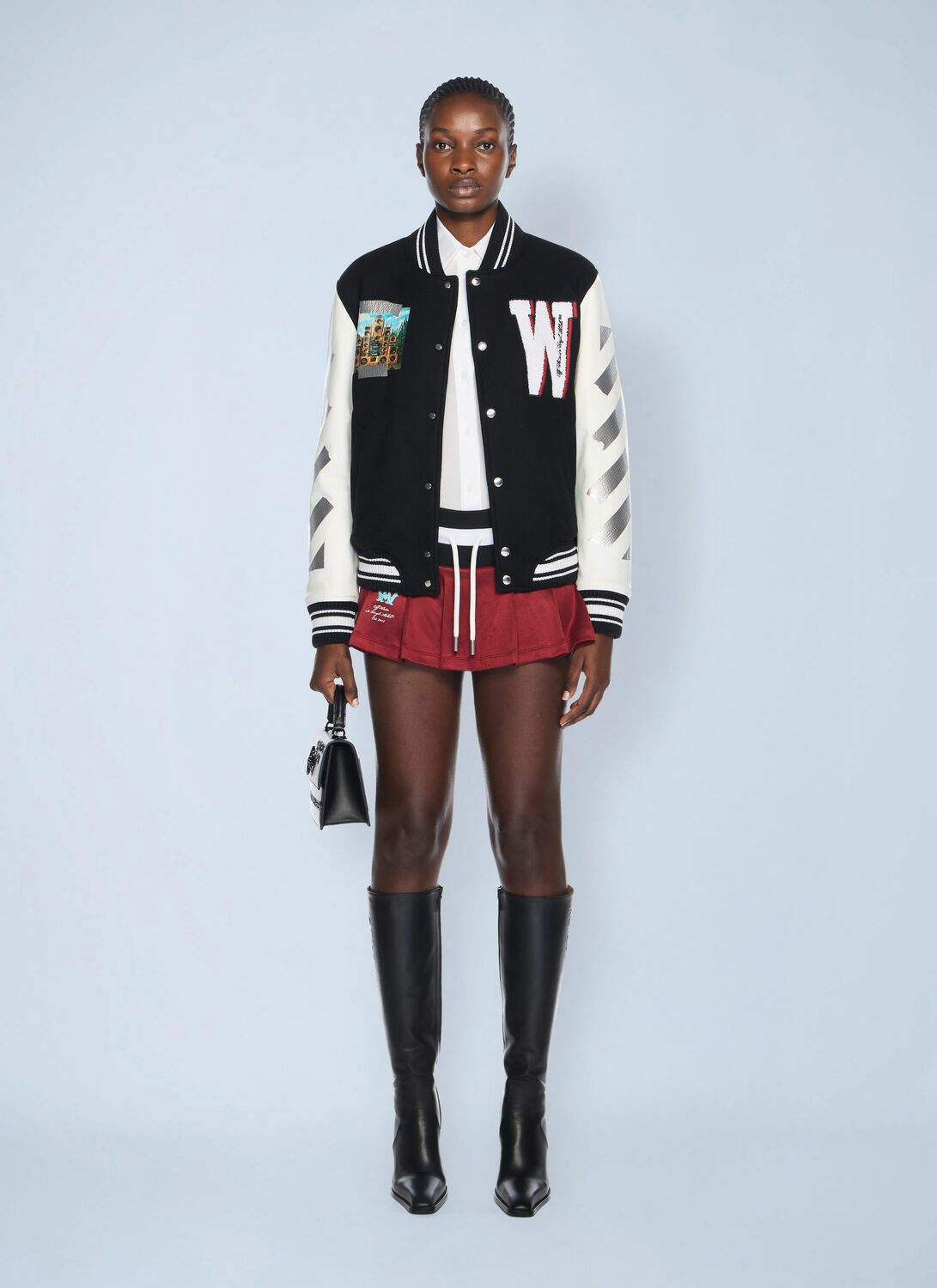Off-White Wo Soundsystem Varsity Jacket