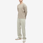 Homme Plissé Issey Miyake Men's Pleated Long Sleeve Top in Sand Beige