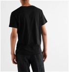 Raf Simons - Printed Cotton-Jersey T-Shirt - Black