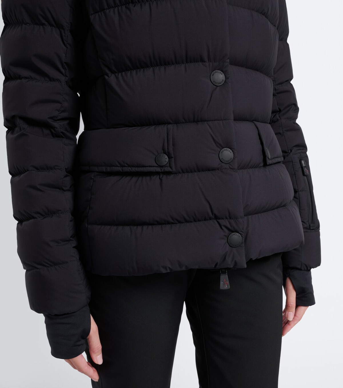 Moncler Grenoble Armoniques shearling-trimmed ski jacket