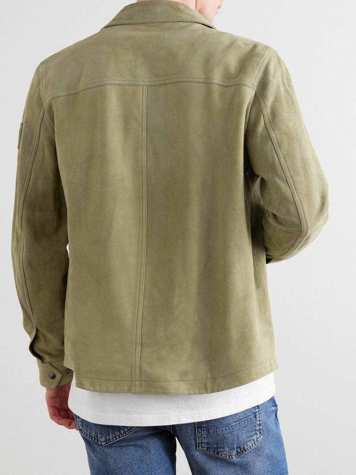 Belstaff - Tour Suede Overshirt - Green Belstaff