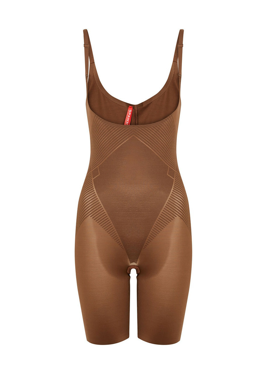 Spanx Thinstincts 2.0 Shaping Bodysuit Dark Brown