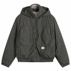 Ranra Men's Purs Padded Nylon Hoodie Jacket in Peat