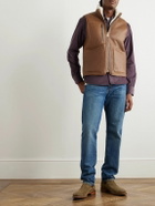 Paul Smith - Reversible Shearling Gilet - Brown