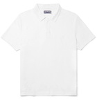 Vilebrequin - Pyramid Slim-Fit Linen-Jersey Polo Shirt - Men - White