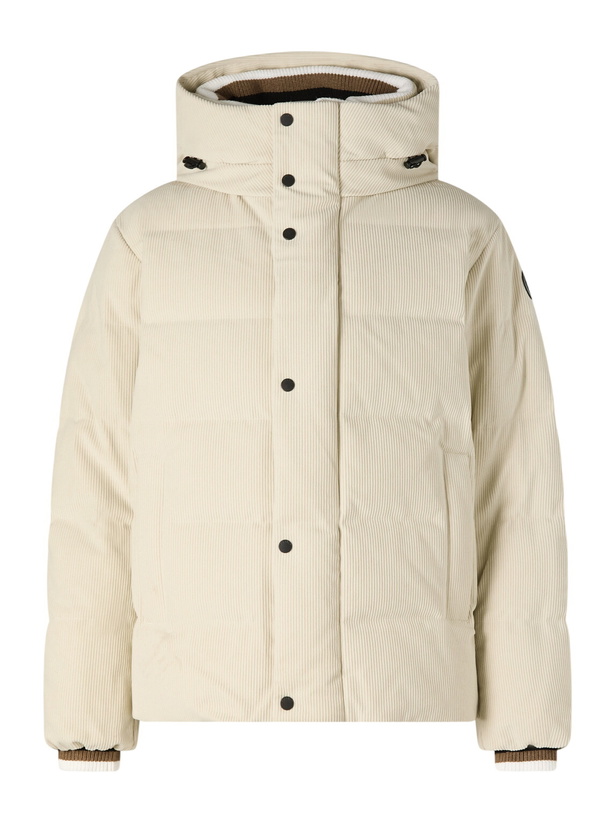 Photo: Fusalp - Atila Padded Corduroy Down Hooded Ski Jacket - Neutrals