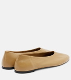 Toteme Leather ballet flats
