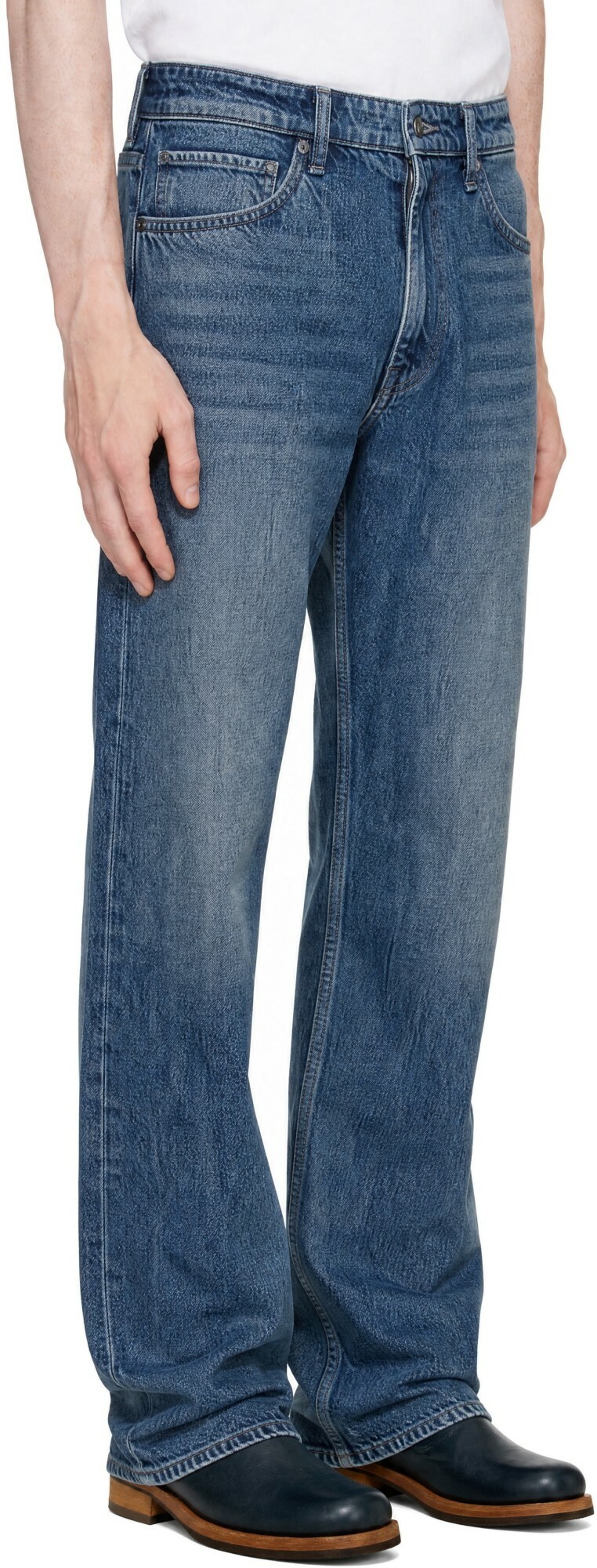 rag & bone Blue Fit 4 Straight Jeans