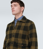 RRL Checked wool jacket