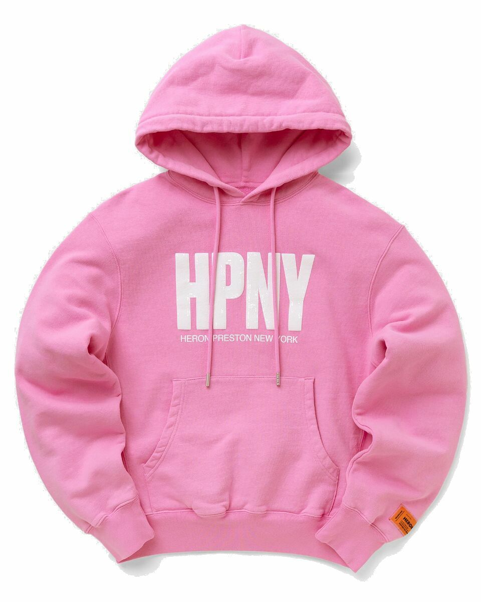 Heron Preston Reg Hpny Hoodie Pink - Womens - Hoodies Heron Preston