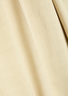 Another Tomorrow Tailored Wide-leg Bermuda Shorts Beige