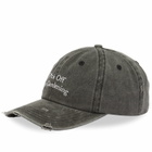 Bram's Fruit Men's F*ck Off Distressed Cap in Washed Charcoal 