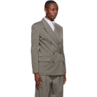 Tibi Brown Wool Luka Blazer