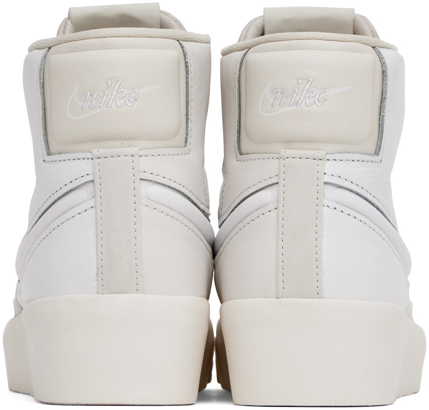 Nike Off-White & White Blazer Mid Victory Mid Sneakers