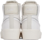 Nike Off-White & White Blazer Mid Victory Mid Sneakers