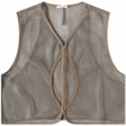 s.k manor hill Men's Trapper Vest in Grey Mesh