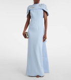 Safiyaa Embellished caped gown