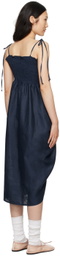 Sleeper Navy Atlanta Maxi Dress