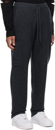 Helmut Lang Gray Doubled Lounge Pants