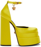 Versace Yellow Medusa Aevitas Platform Heels