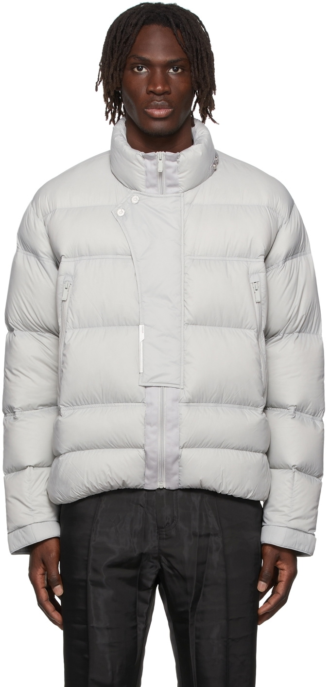 C2H4 Grey Polyester Down Jacket C2H4