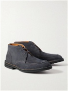 Mr P. - Andrew Split-Toe Regenerated Suede by evolo® Chukka Boots - Gray