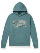 Billionaire Boys Club - Logo-Print Cotton-Jersey Hoodie - Blue