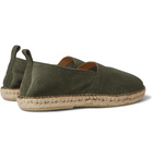 Frescobol Carioca - Suede Espadrilles - Green