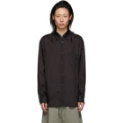 Comme des Garcons Shirt Black Cupro Shirt