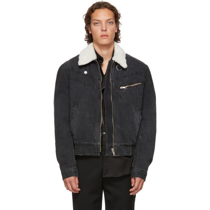 Photo: Givenchy Grey Denim Bomber Jacket