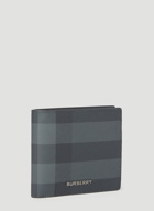 Burberry - Bifold Check Wallet in Grey