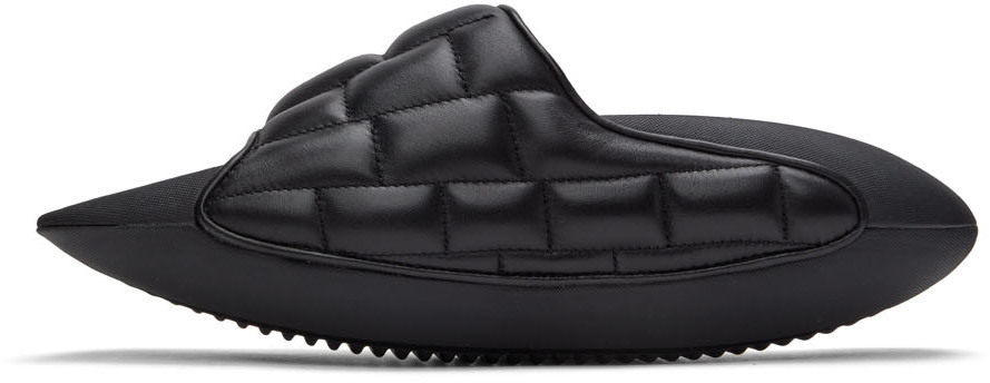 Balmain Black Quilted B-IT Sandals Balmain