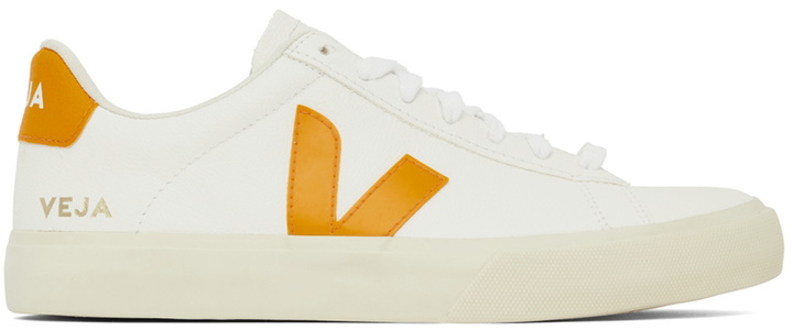 Photo: Veja White & Yellow Campo Chromefree Sneakers