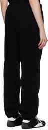 MM6 Maison Margiela Black Fleece Sweatpants