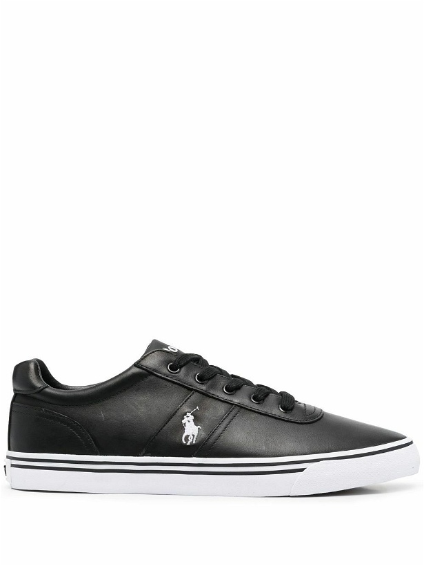 Photo: POLO RALPH LAUREN - Leather Sneaker With Logo