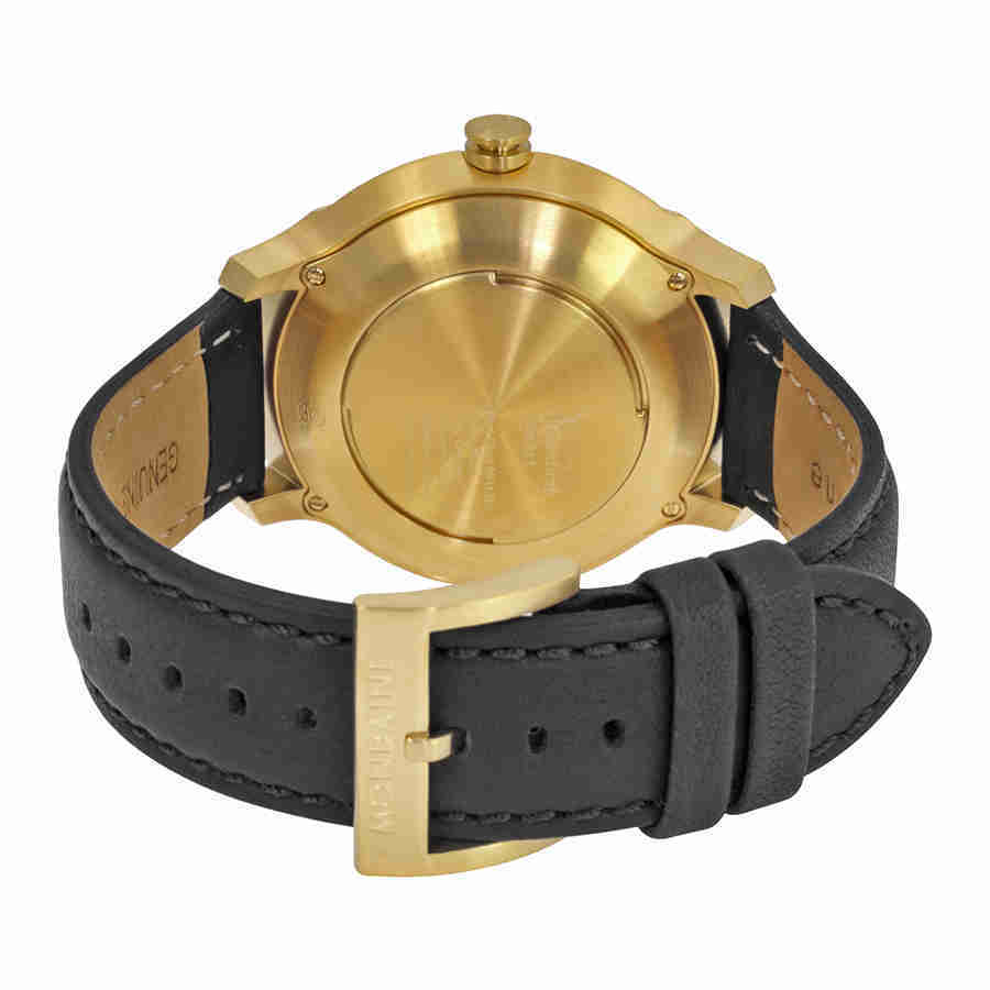 Mondaine Helvetica No 1 Bold Smart Black Dial Black Leather Mens Watch MH1B2S20LB