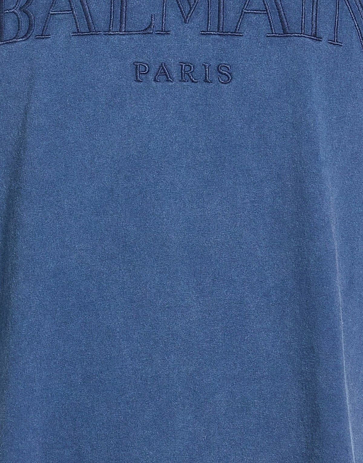 Balmain Mens T-shirt in Blue