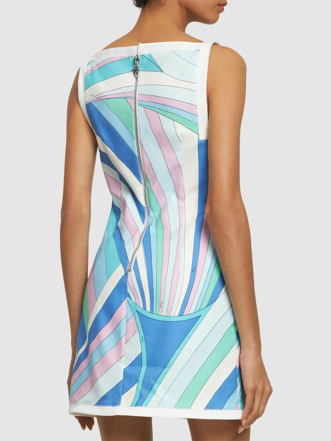 PUCCI ショートドレス Iride Square Neckline Mini Dress – PUCCI Online Store