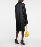 Loewe Silk satin shirt dress