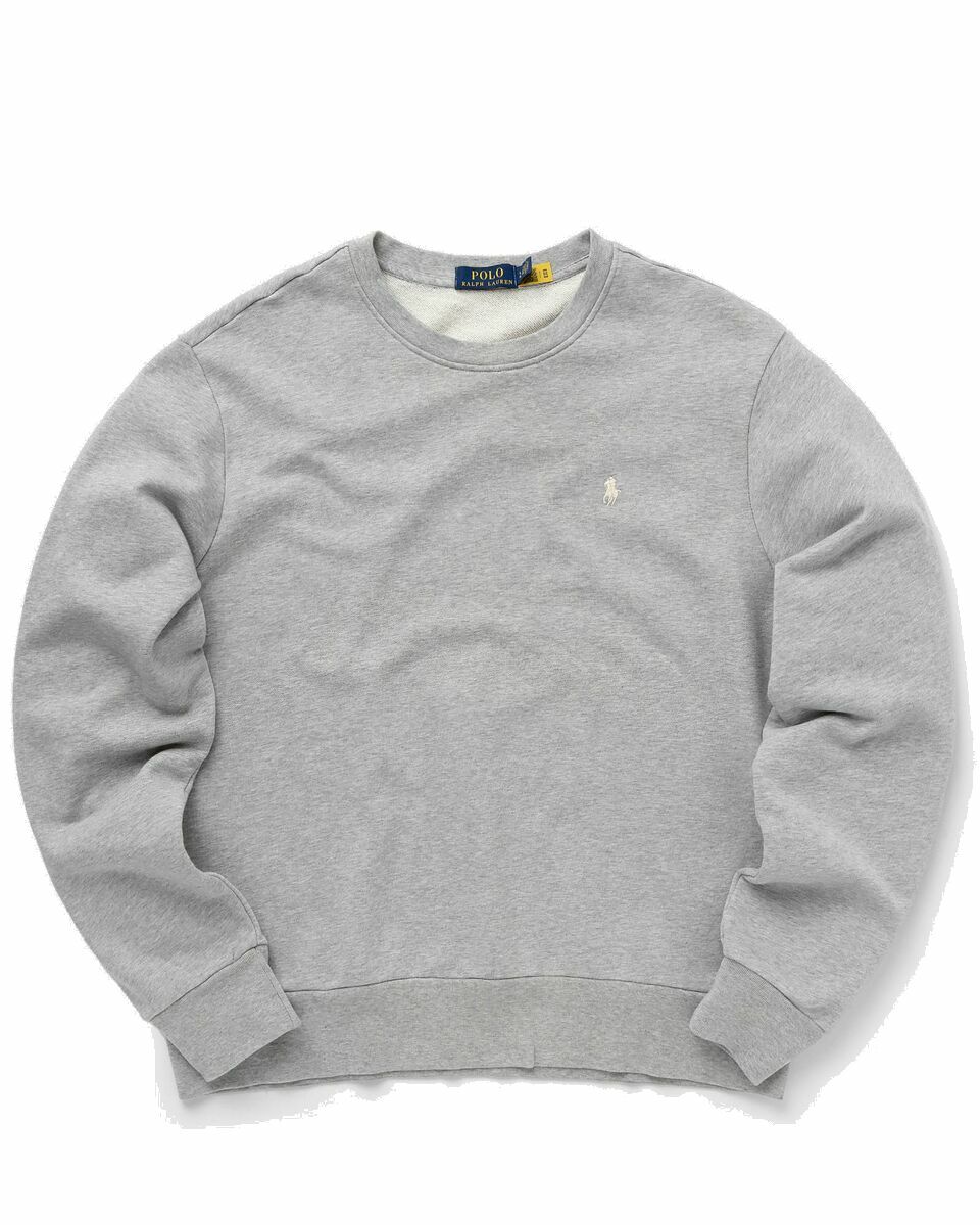 Photo: Polo Ralph Lauren Lscnm1 Long Sleeve Sweatshirt Grey - Mens - Sweatshirts